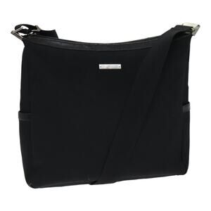 GUCCI Shoulder Bag Canvas Black 019 0418